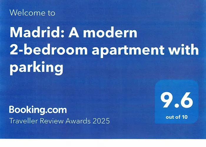 Madrid: A Modern 2-bedroom With Parking